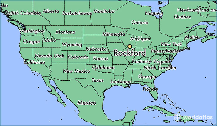 Cheap Trick - Rockford map