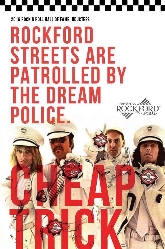 Cheap Trick - Rockford Road sign