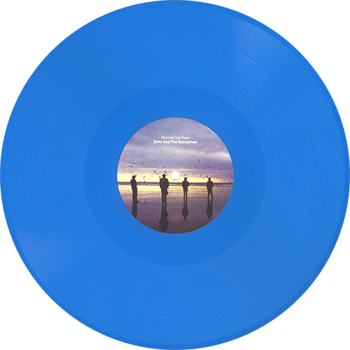 Echo &amp; The Bunnymen - Heaven Up Here blue vinyl