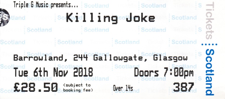 Killing Joke ticket