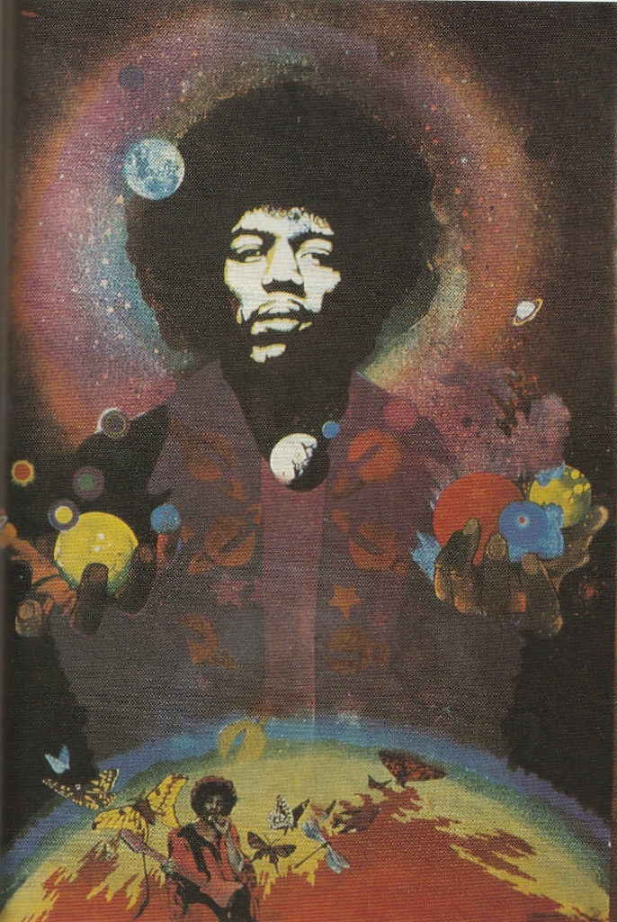Jimi Hendrix - Electric Ladyland - psychedelic graphic by Bill Notopi (686x1024)